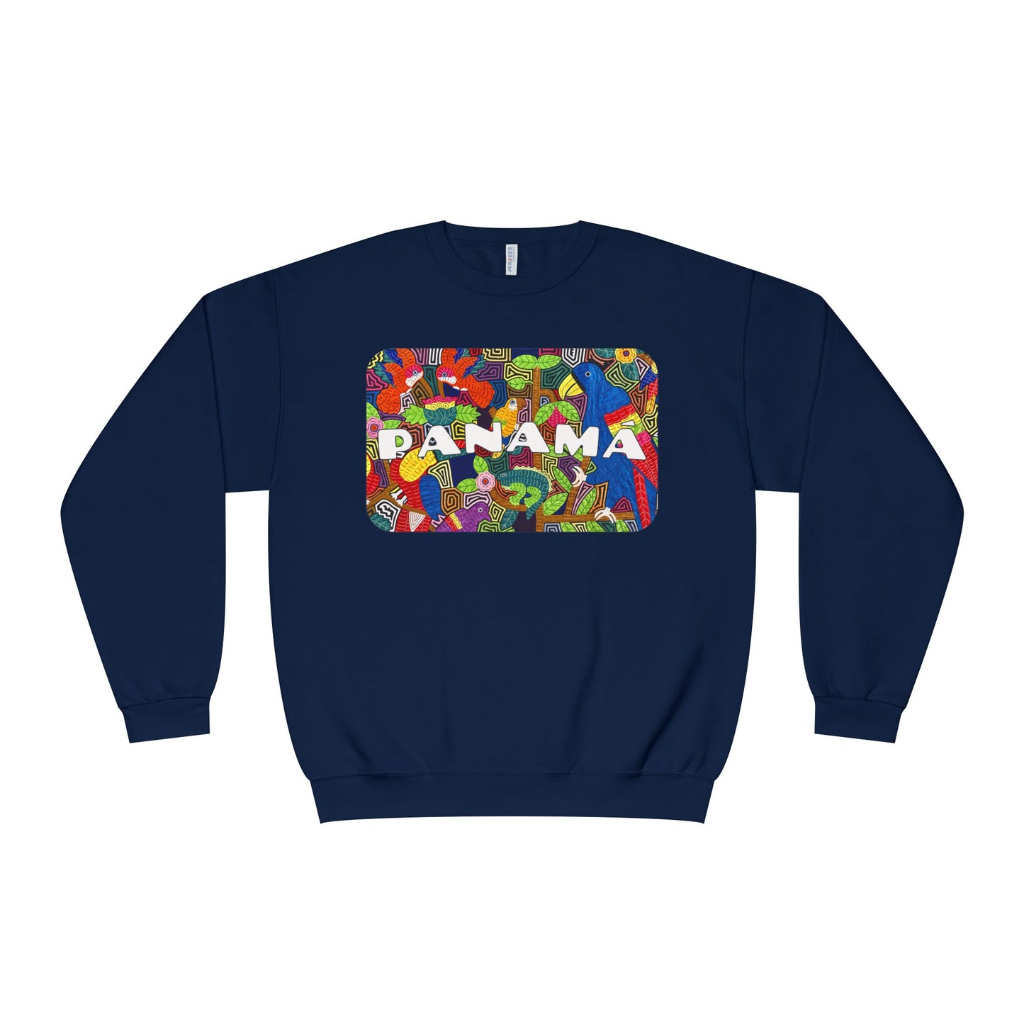 Mola Art Sweatshirt - Panama Inspired Tropical Design