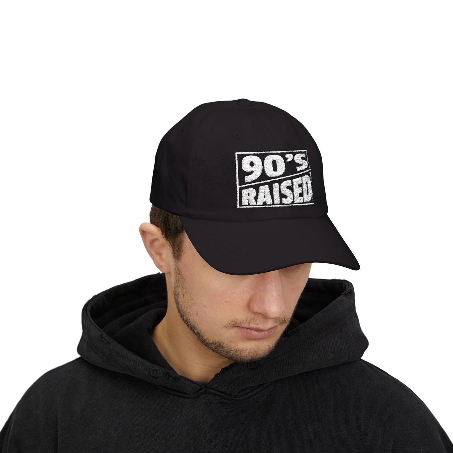 Cap - 90's Raised Millennial Love Embroidered Classic Dad Cap