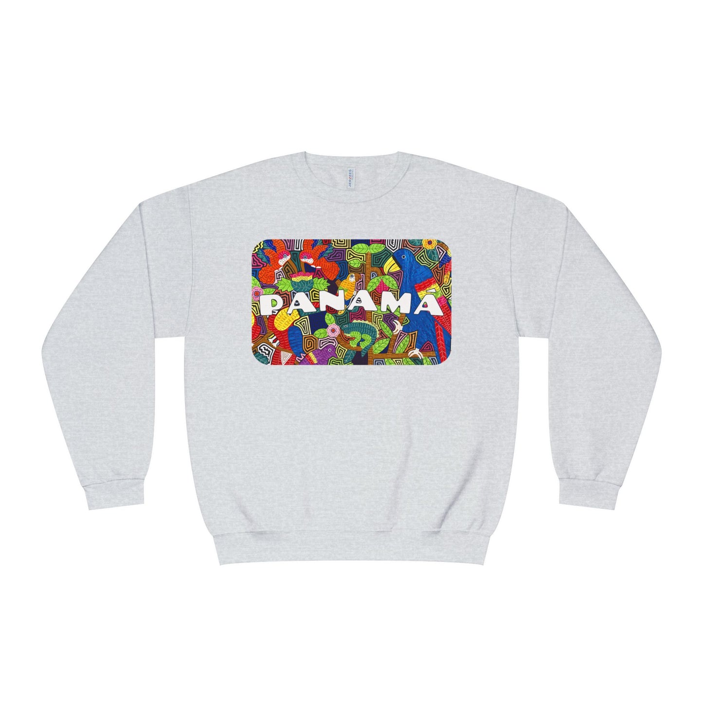 Mola Art Sweatshirt - Panama Inspired Tropical Design