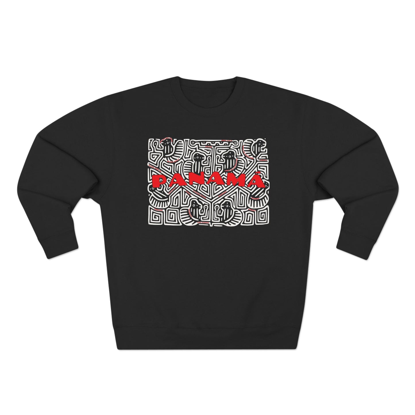 Mola Art Unisex Sweatshirt - Panama Provinces and Indigenous Comarcas