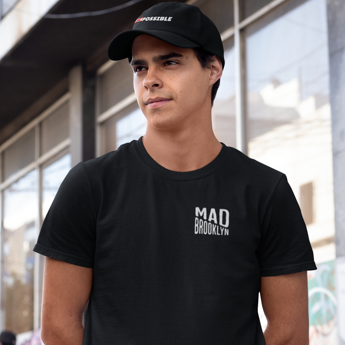 Mad Brooklyn Unisex T-shirt - Brooklyn Bridge Design