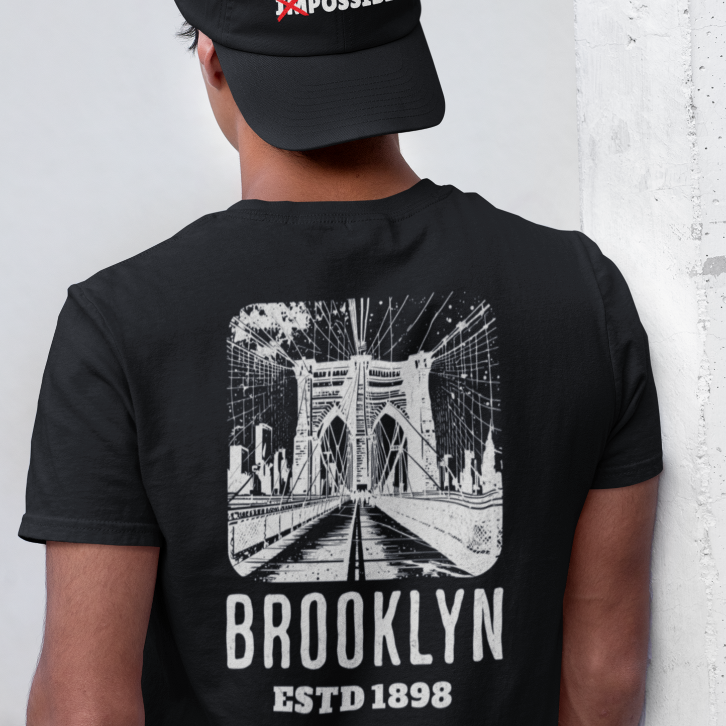 Mad Brooklyn Unisex T-shirt - Brooklyn Bridge Design