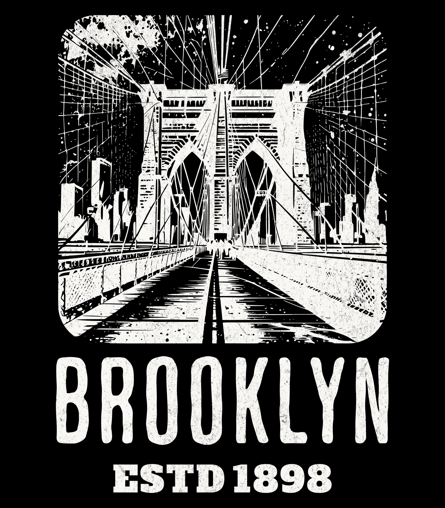 Mad Brooklyn Unisex T-shirt - Brooklyn Bridge Design