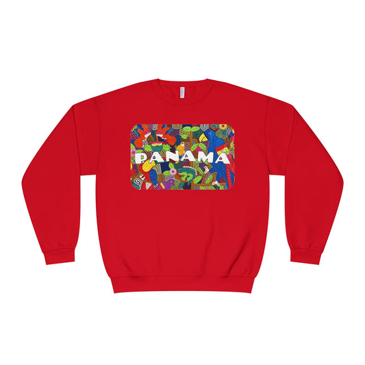 Mola Art Sweatshirt - Panama Inspired Tropical Design