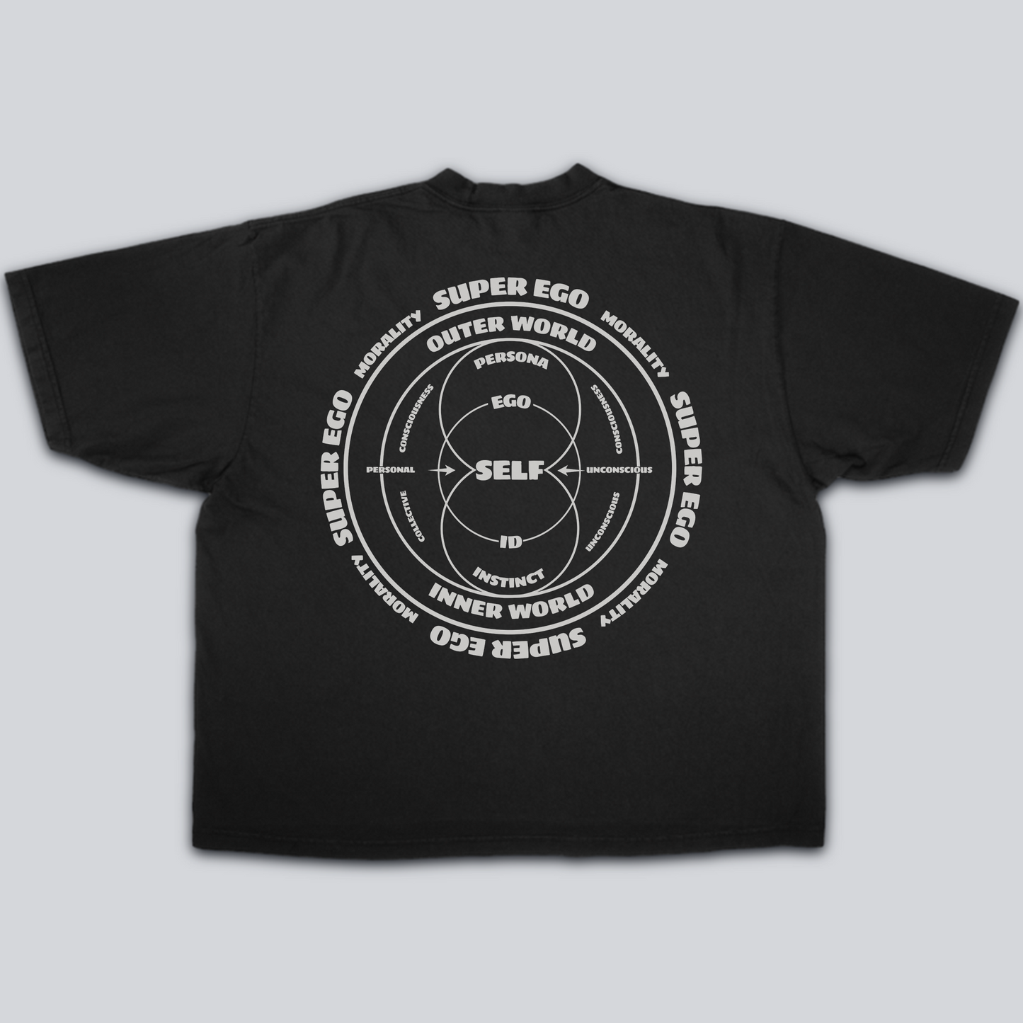 Sigmund Oversized Tee - Obsidian Black