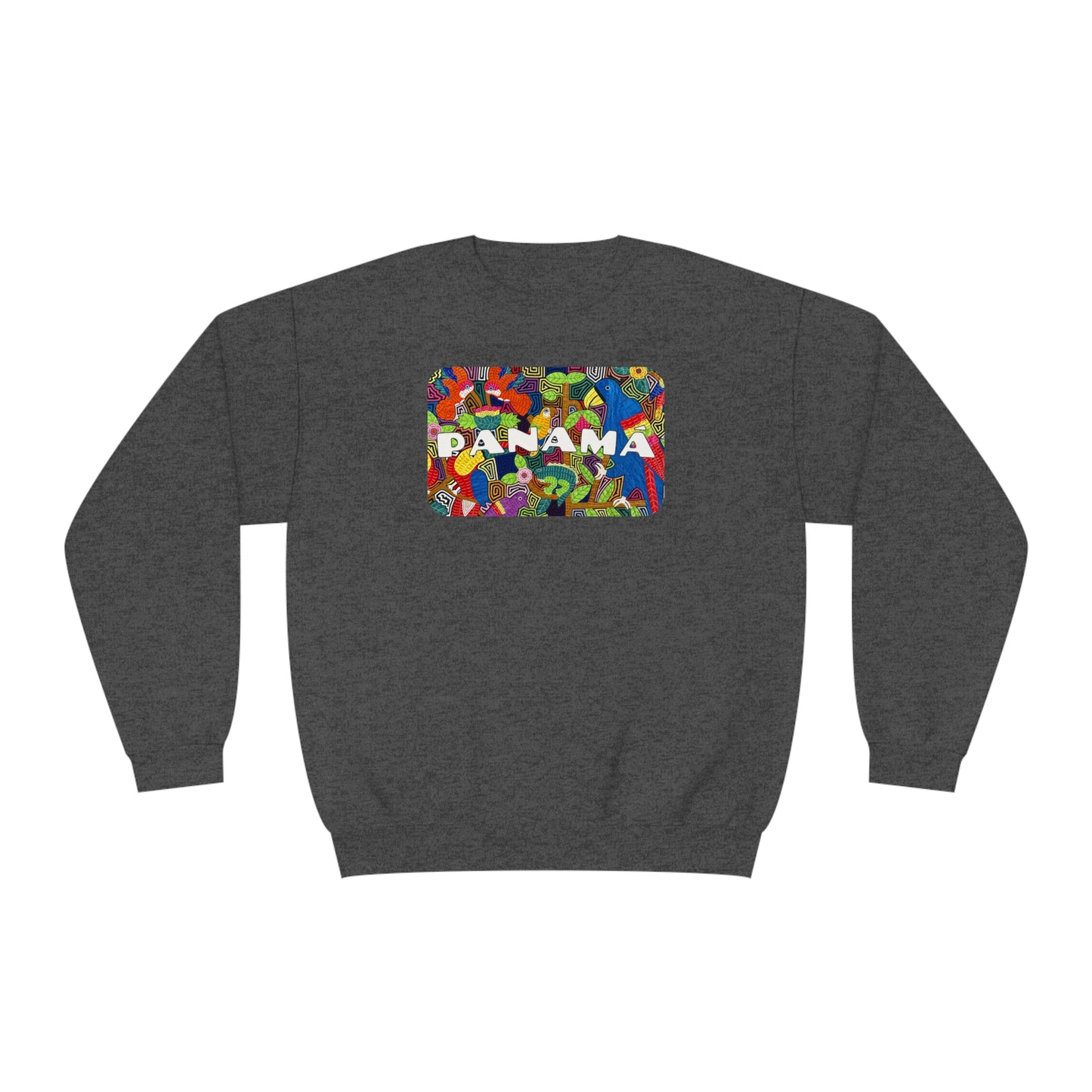 Mola Art Sweatshirt - Panama Inspired Tropical Design