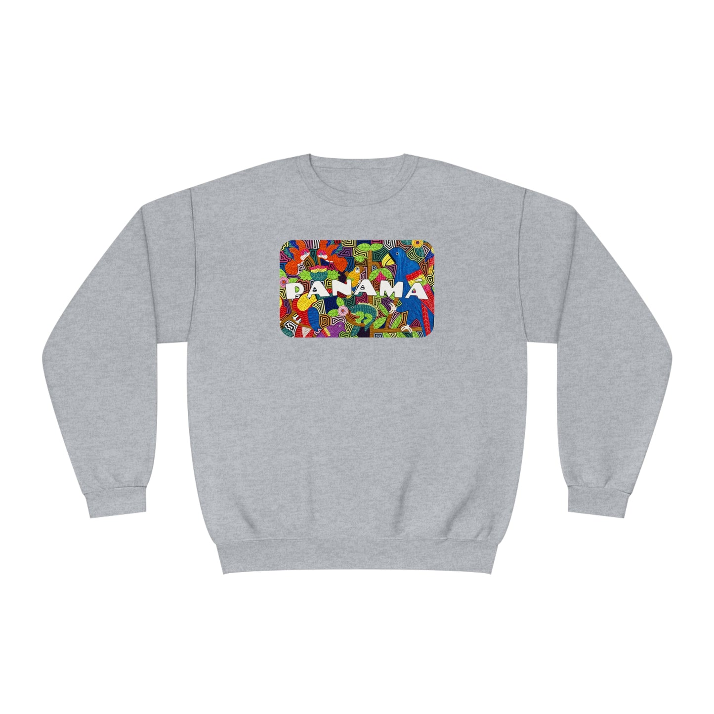 Mola Art Sweatshirt - Panama Inspired Tropical Design