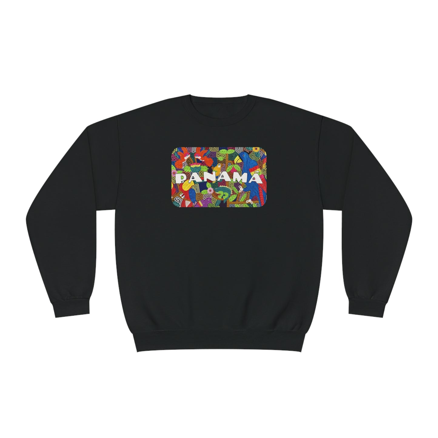 Mola Art Sweatshirt - Panama Inspired Tropical Design