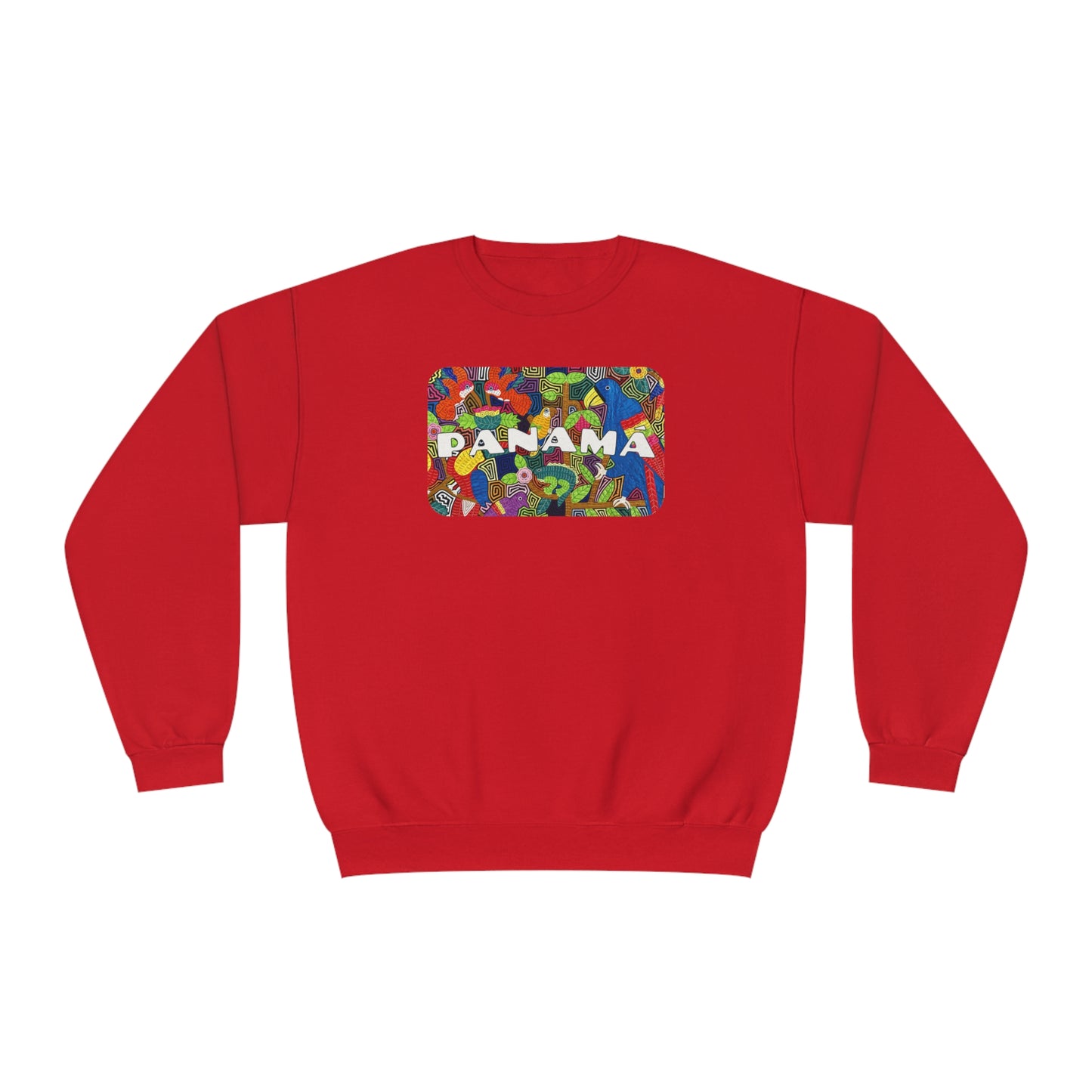 Mola Art Sweatshirt - Panama Inspired Tropical Design