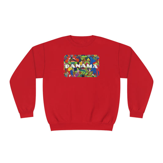 Mola Art Sweatshirt - Panama Inspired Tropical Design