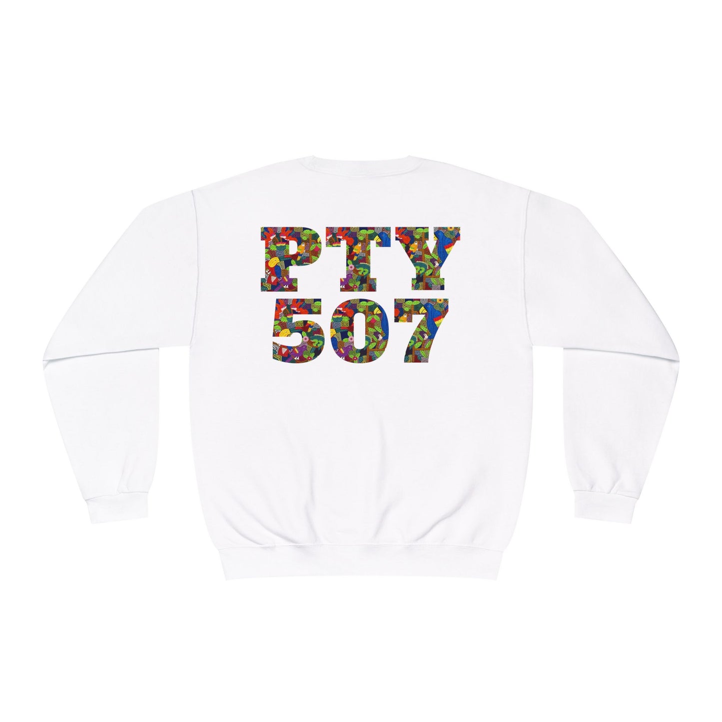 Mola Art Sweatshirt - Panama Inspired Tropical Design