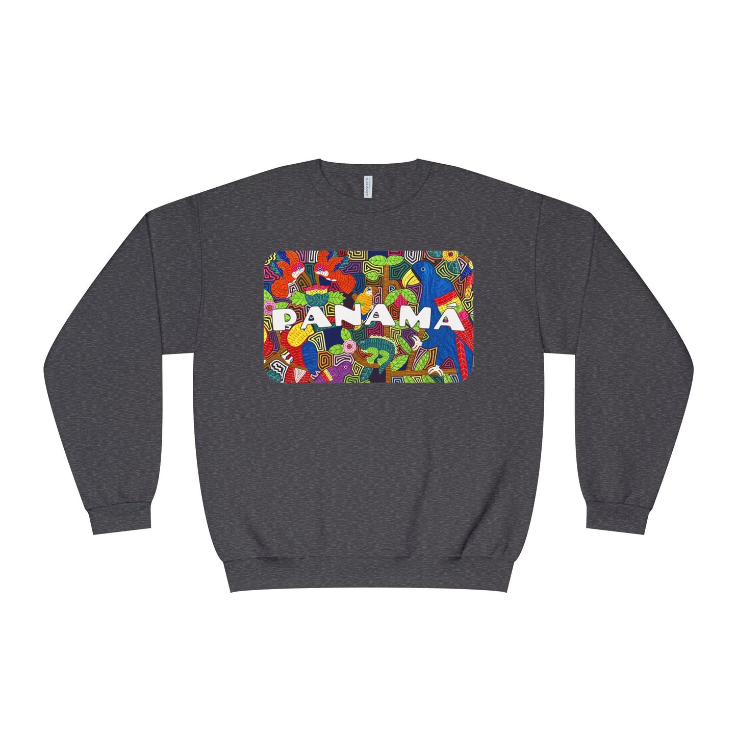 Mola Art Sweatshirt - Panama Inspired Tropical Design