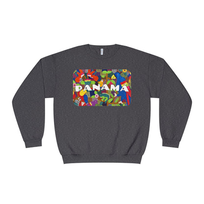 Mola Art Sweatshirt - Panama Inspired Tropical Design