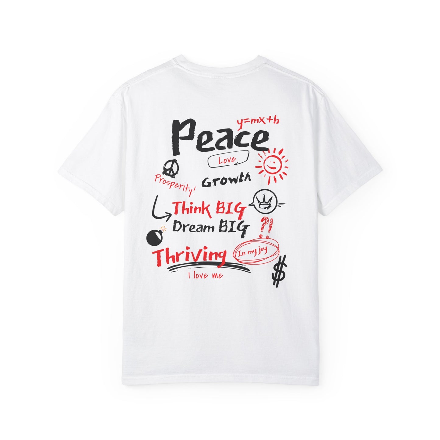 "Manifest & Thrive" Inspirational Dual-Design T-Shirt