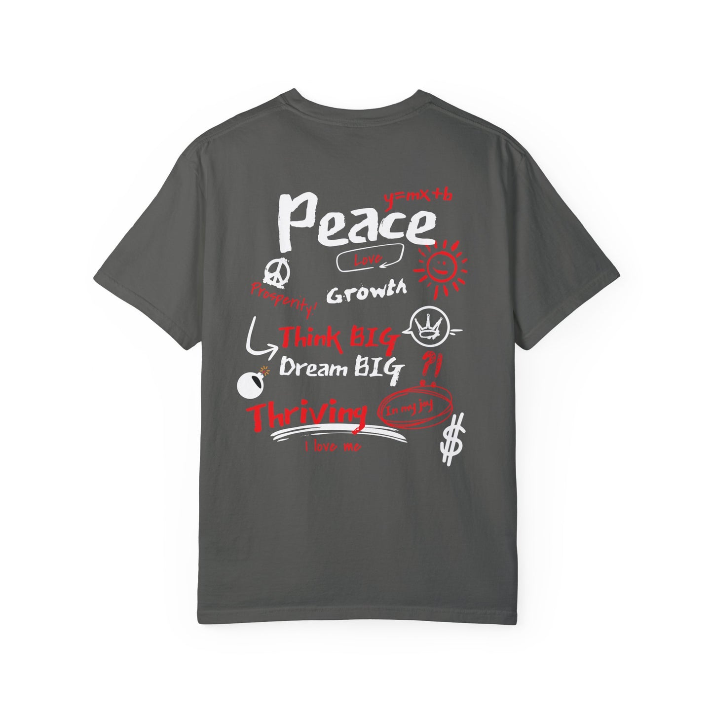 "Manifest & Thrive" Inspirational Dual-Design T-Shirt