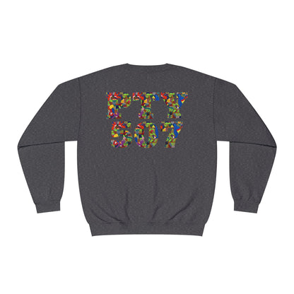Mola Art Sweatshirt - Panama Inspired Tropical Design