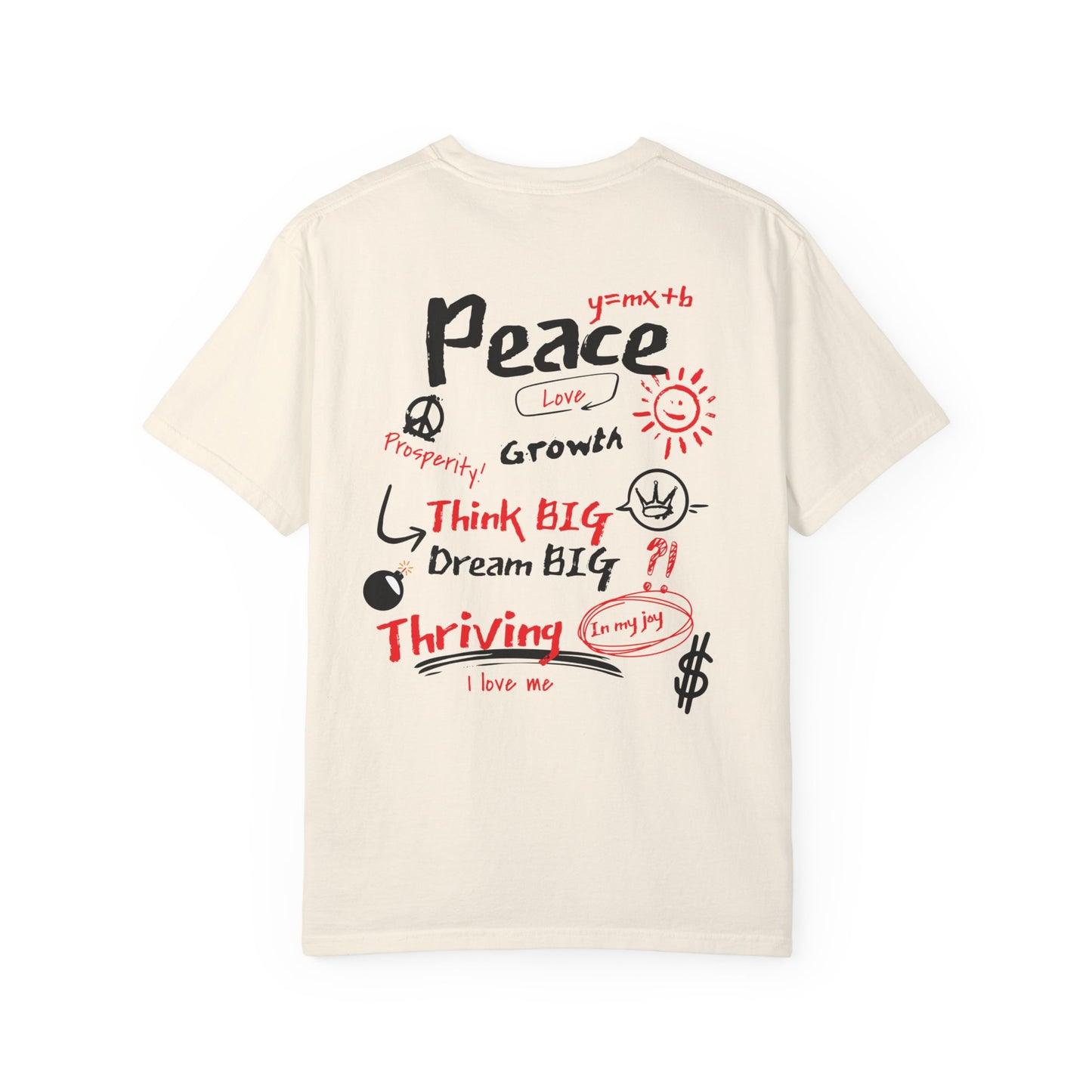 "Manifest & Thrive" Inspirational Dual-Design T-Shirt