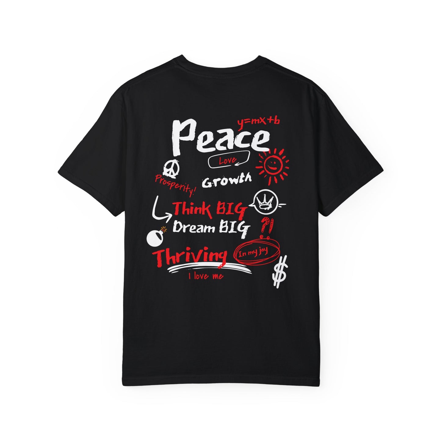 "Manifest & Thrive" Inspirational Dual-Design T-Shirt