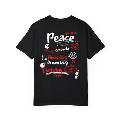 "Manifest & Thrive" Inspirational Dual-Design T-Shirt