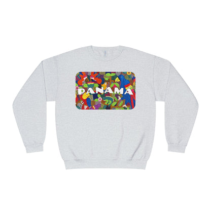 Mola Art Sweatshirt - Panama Inspired Tropical Design