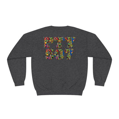 Mola Art Sweatshirt - Panama Inspired Tropical Design