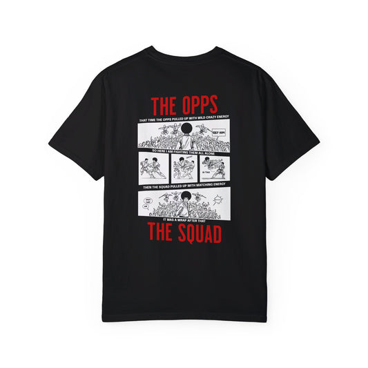 The Opps vs The Squad Comic T-shirt