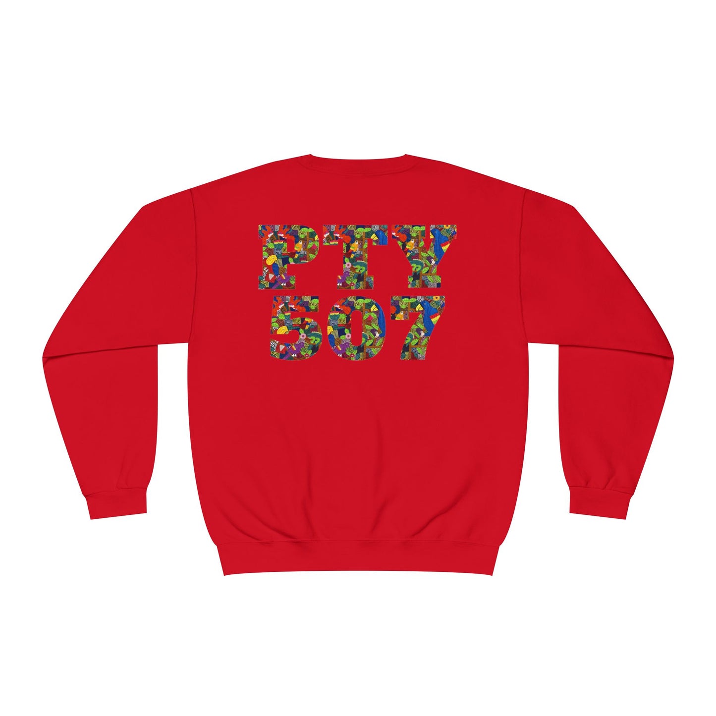 Mola Art Sweatshirt - Panama Inspired Tropical Design