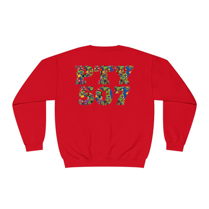 Mola Art Sweatshirt - Panama Inspired Tropical Design