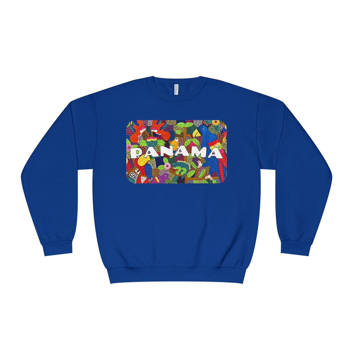 Mola Art Sweatshirt - Panama Inspired Tropical Design