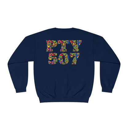 Mola Art Sweatshirt - Panama Inspired Tropical Design