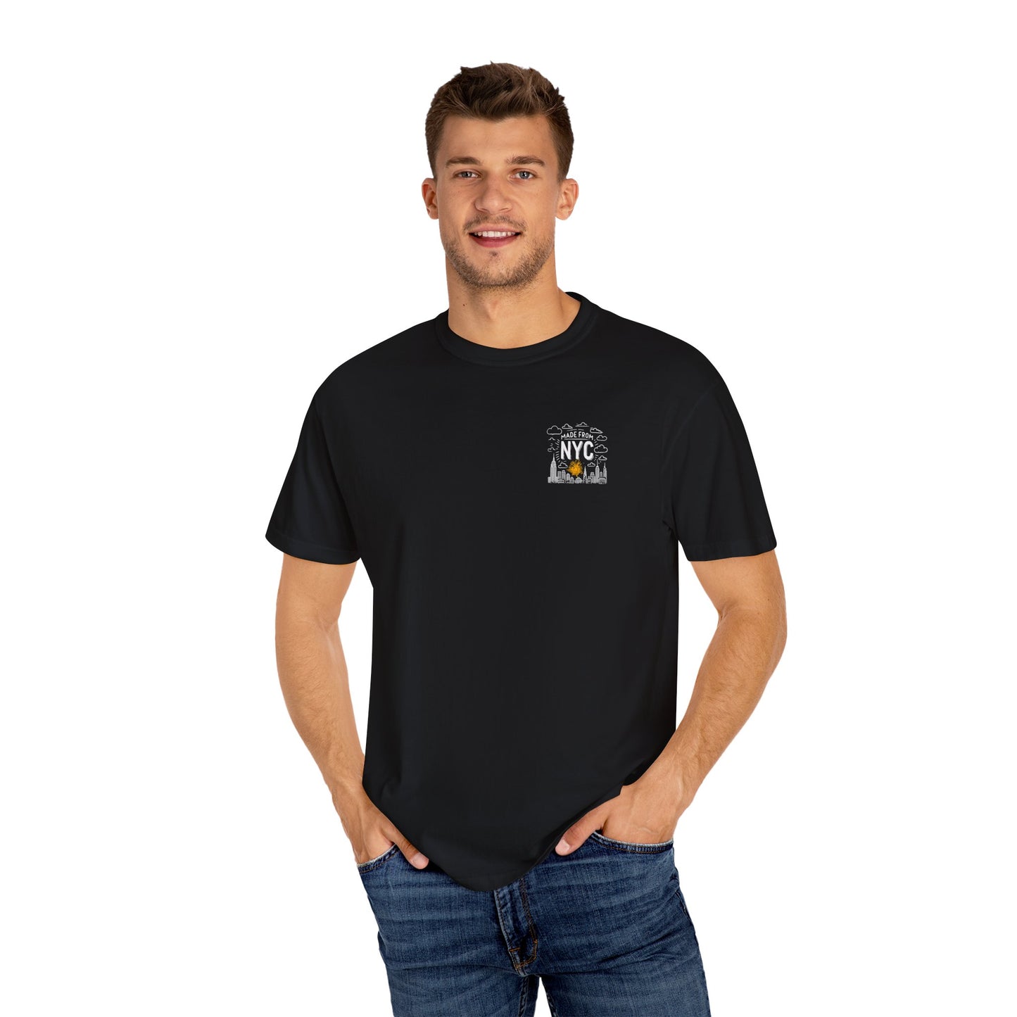 Made From NYC Unisex Garment-Dyed T-Shirt - Urban Graphic Tee