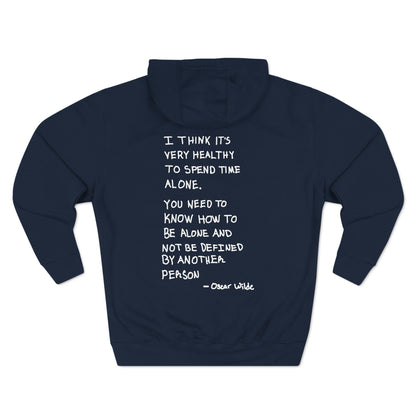 Space Hoodie - 'GIVE ME SPACE' and 'I think it's very healthy to spend time alone' Design