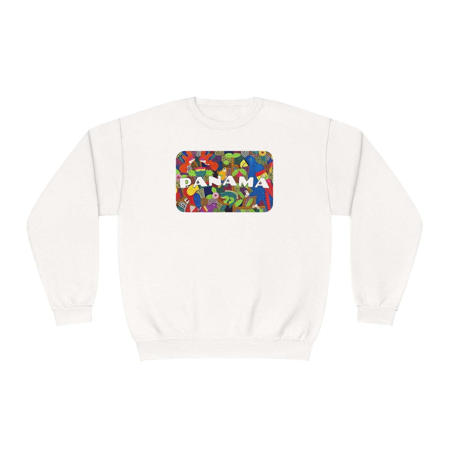 Mola Art Sweatshirt - Panama Inspired Tropical Design