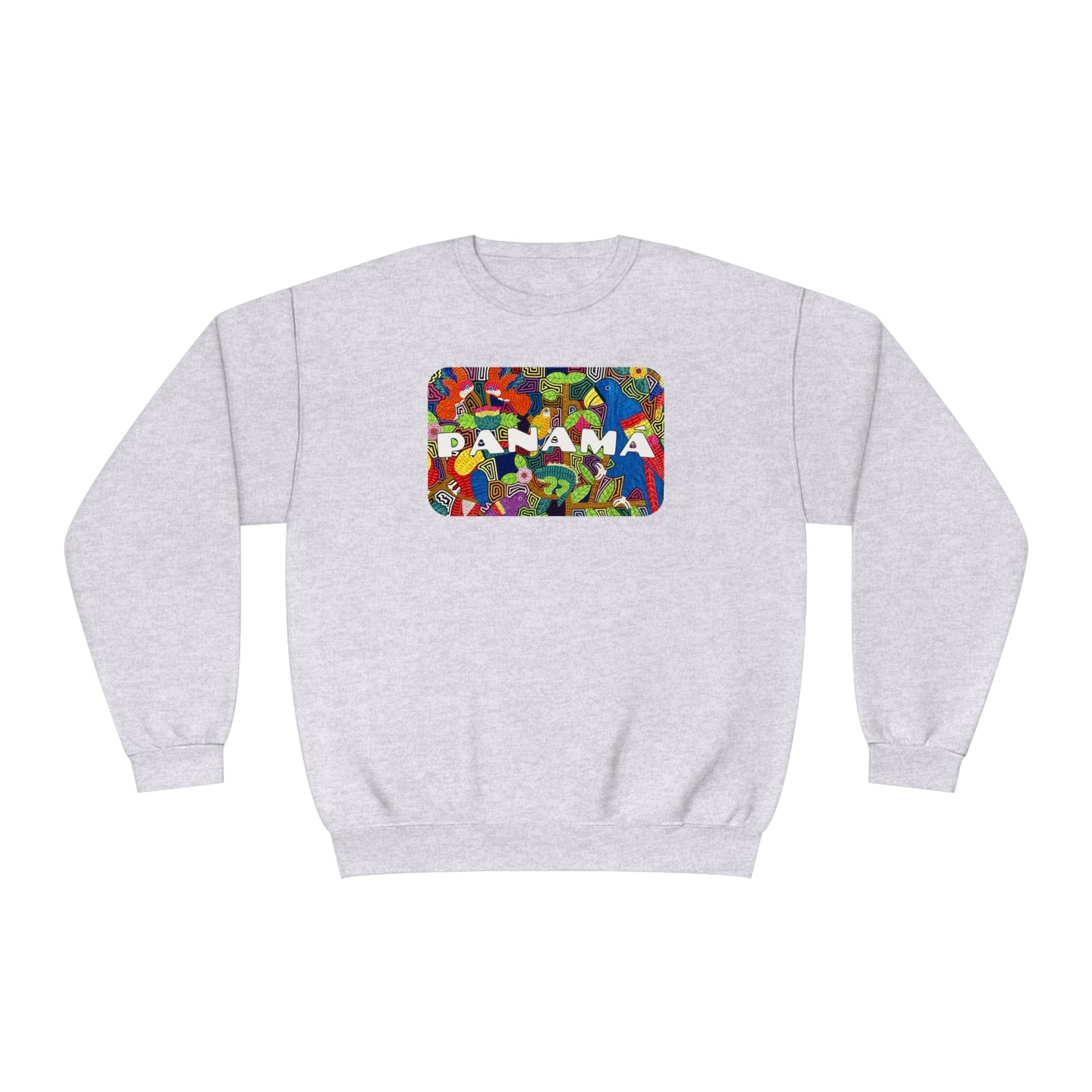 Mola Art Sweatshirt - Panama Inspired Tropical Design