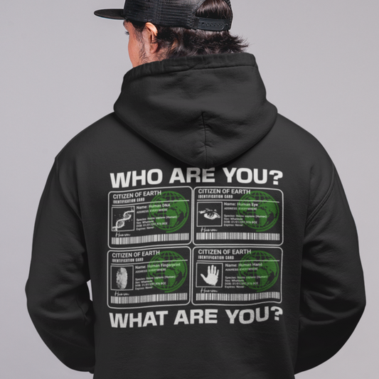 Fleece Hoodie - Citizen of Earth DNA Design