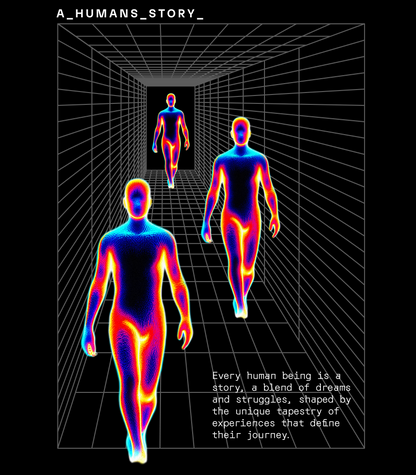 A Human Story Graphic T-Shirt