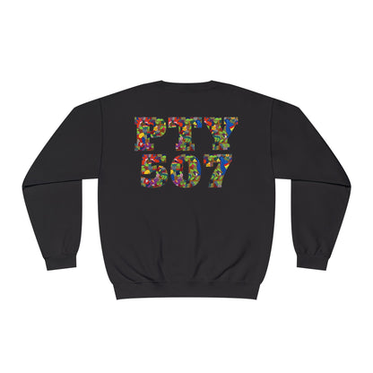 Mola Art Sweatshirt - Panama Inspired Tropical Design