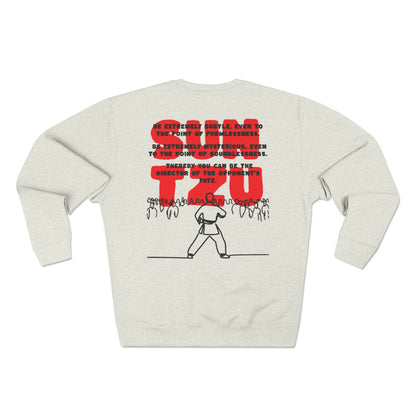 Be Extremely Subtle by Sun Tzu Unisex Crewneck Sweatshirt