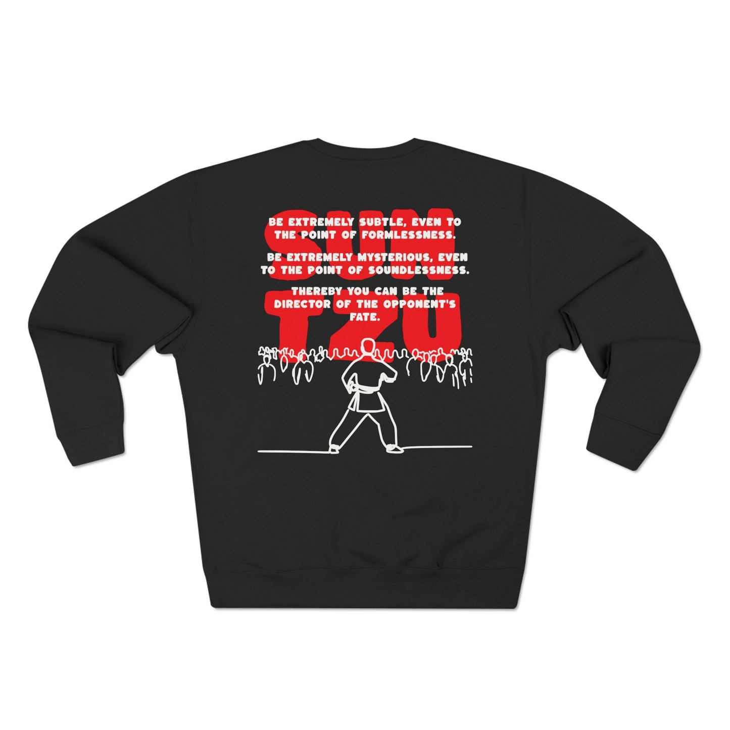 Be Extremely Subtle by Sun Tzu Unisex Crewneck Sweatshirt