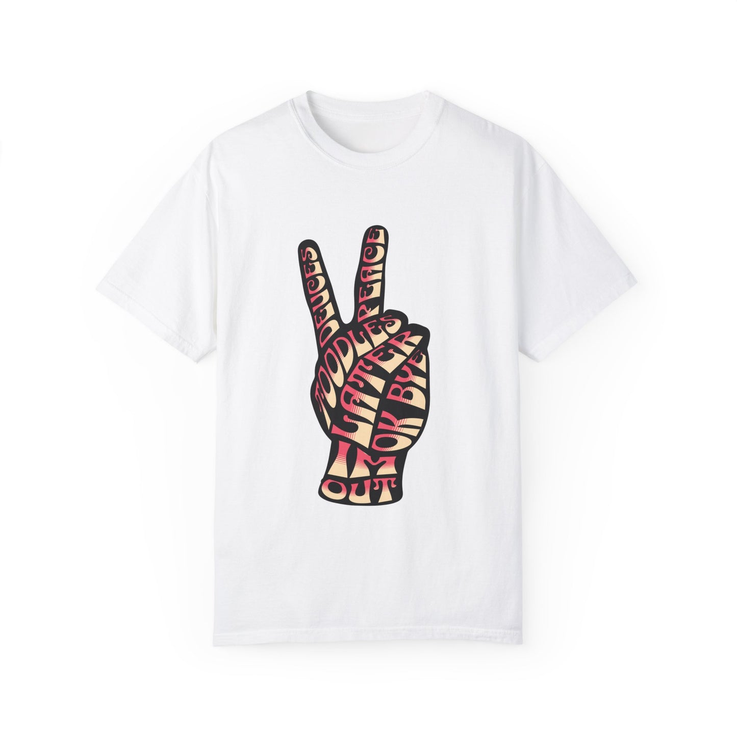 "Peace and Deuces" Goodbye Expressions T-Shirt