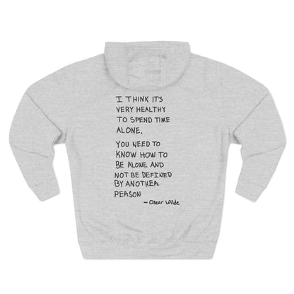 Space Hoodie - 'GIVE ME SPACE' and 'I think it's very healthy to spend time alone' Design