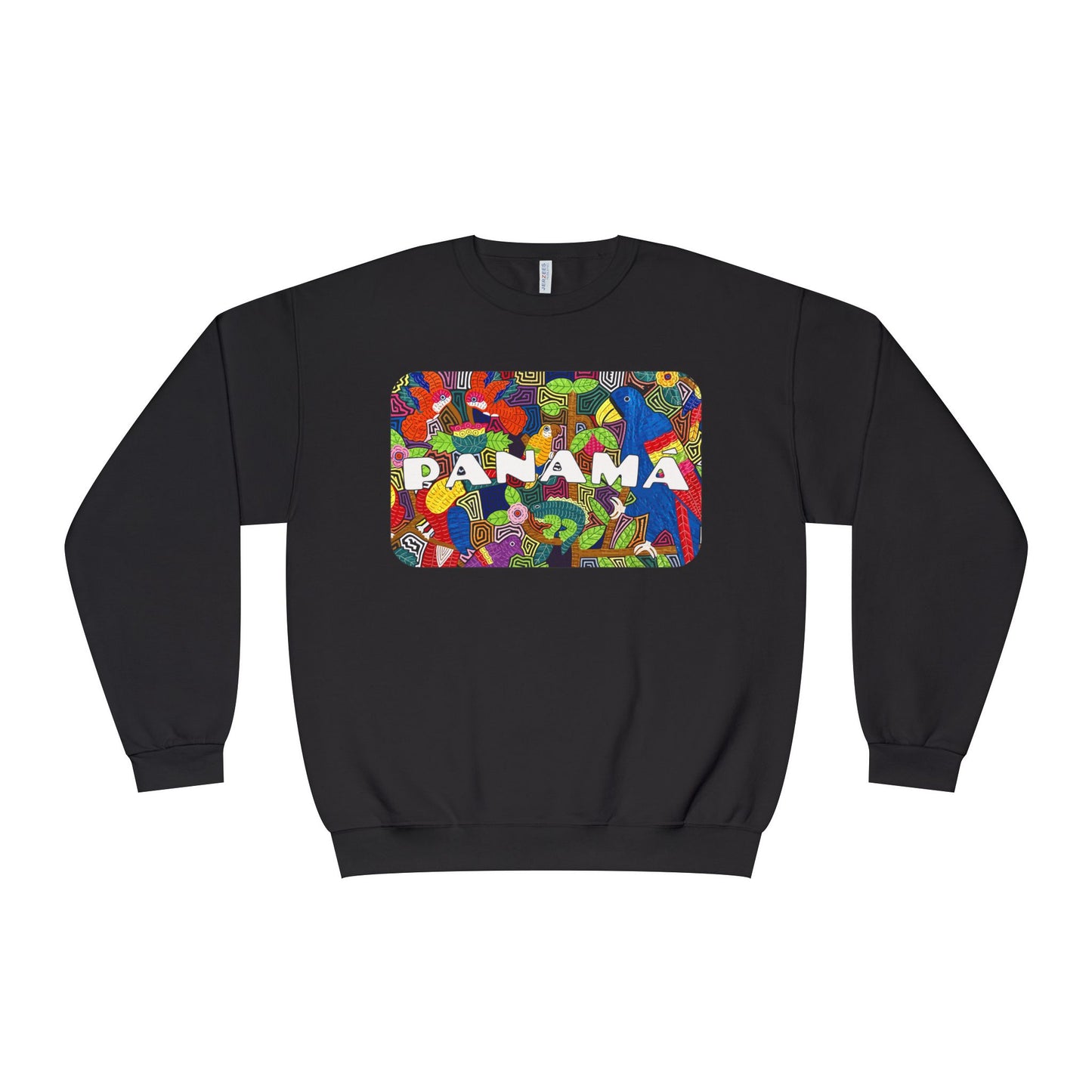Mola Art Sweatshirt - Panama Inspired Tropical Design