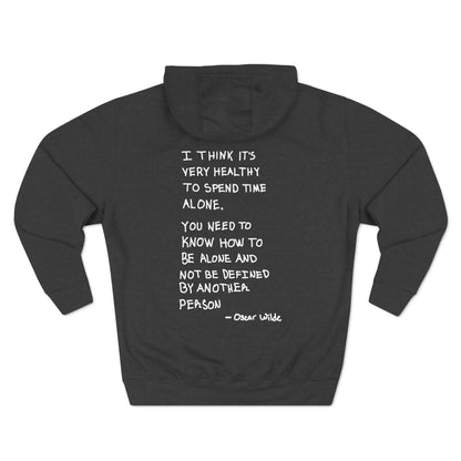 Space Hoodie - 'GIVE ME SPACE' and 'I think it's very healthy to spend time alone' Design