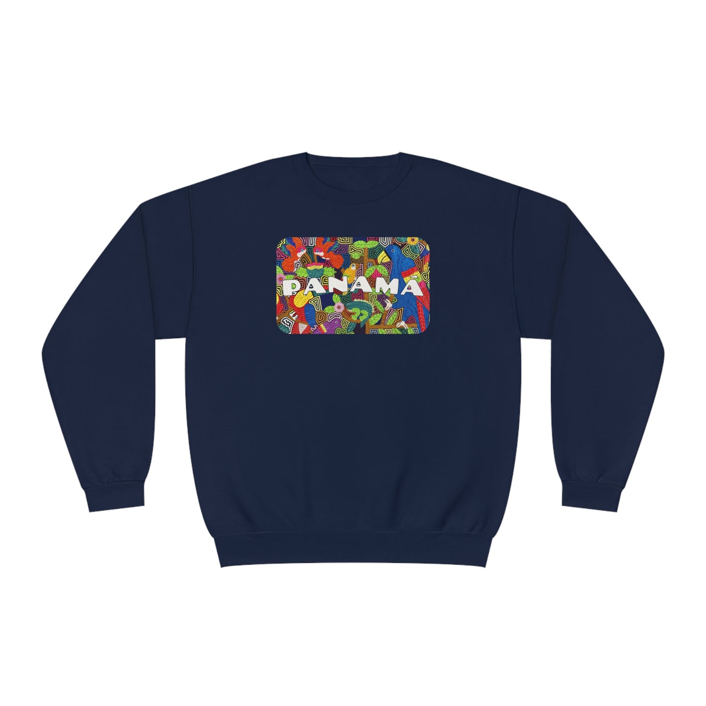 Mola Art Sweatshirt - Panama Inspired Tropical Design