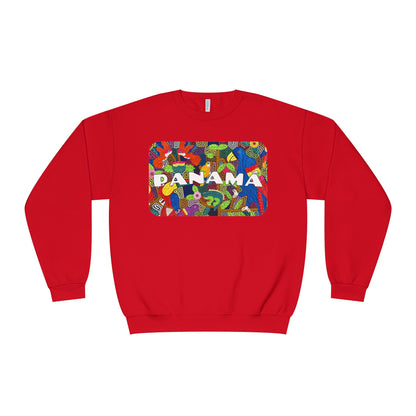 Mola Art Sweatshirt - Panama Inspired Tropical Design