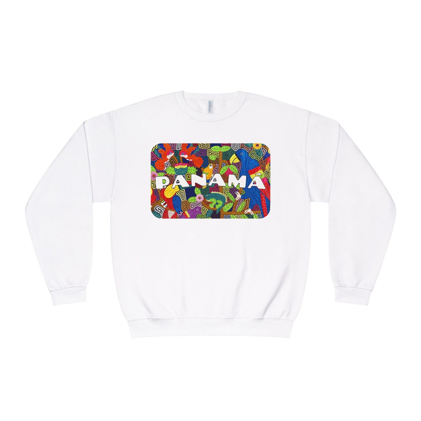 Mola Art Sweatshirt - Panama Inspired Tropical Design