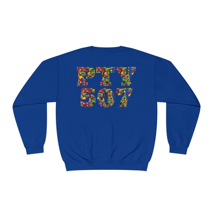 Mola Art Sweatshirt - Panama Inspired Tropical Design