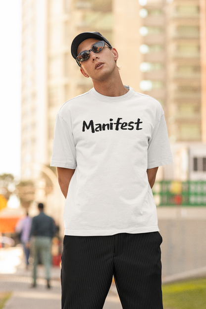 "Manifest & Thrive" Inspirational Dual-Design T-Shirt