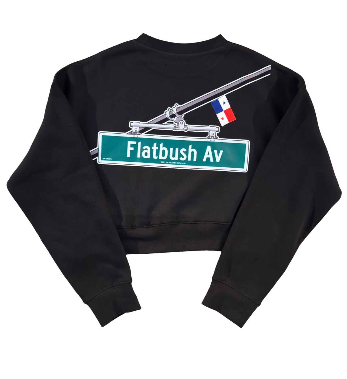 Panama Cropped Flatbush Brooklyn Sweatshirt