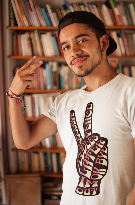 "Peace and Deuces" Goodbye Expressions T-Shirt